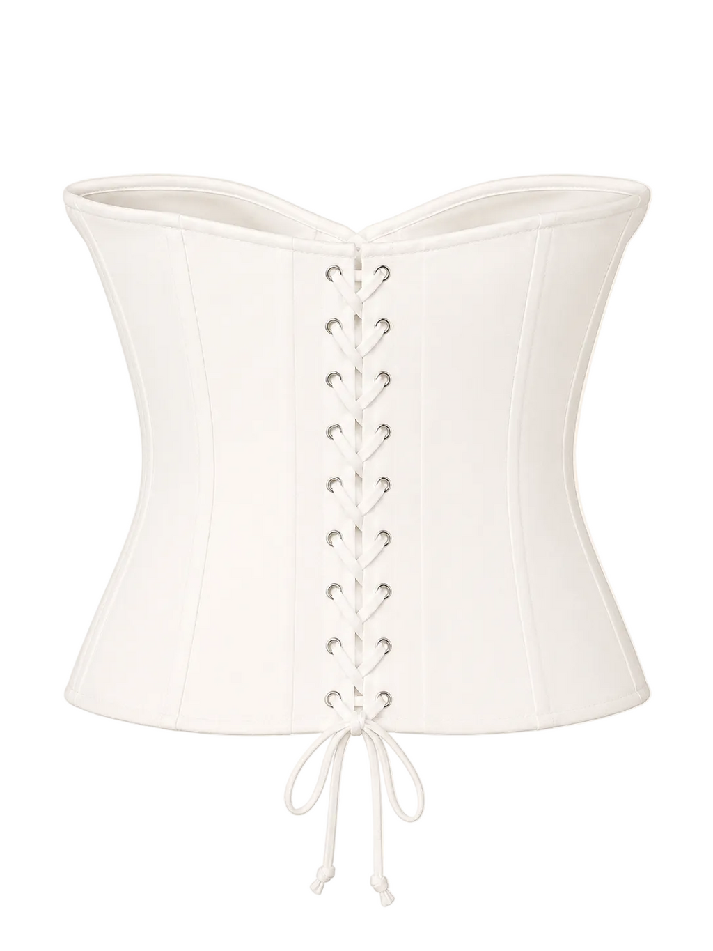 Lace up Corset White