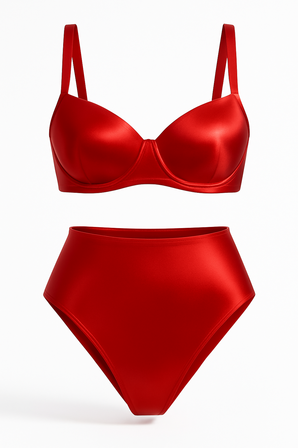 Red bra set