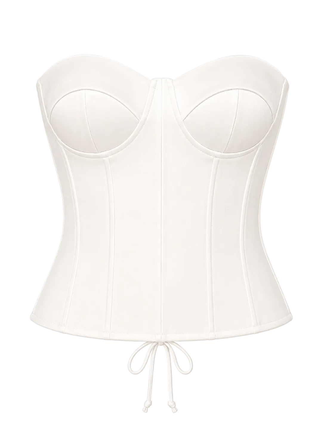 Lace up Corset White